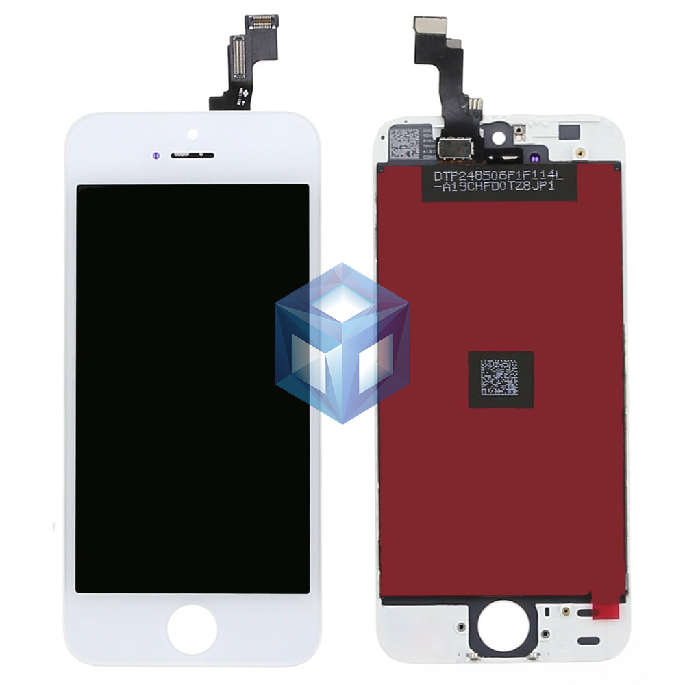 Дисплей iPhone 5S белый (LCD экран, сенсор, стекло, модуль в сборе)