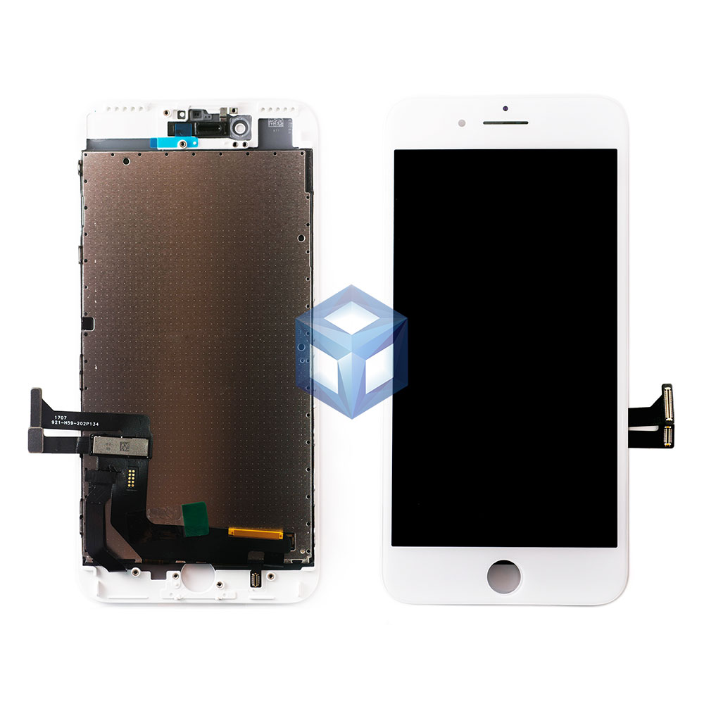Дисплей iPhone 7 Plus білий (LCD екран, сенсор, скло, модуль у сборі)