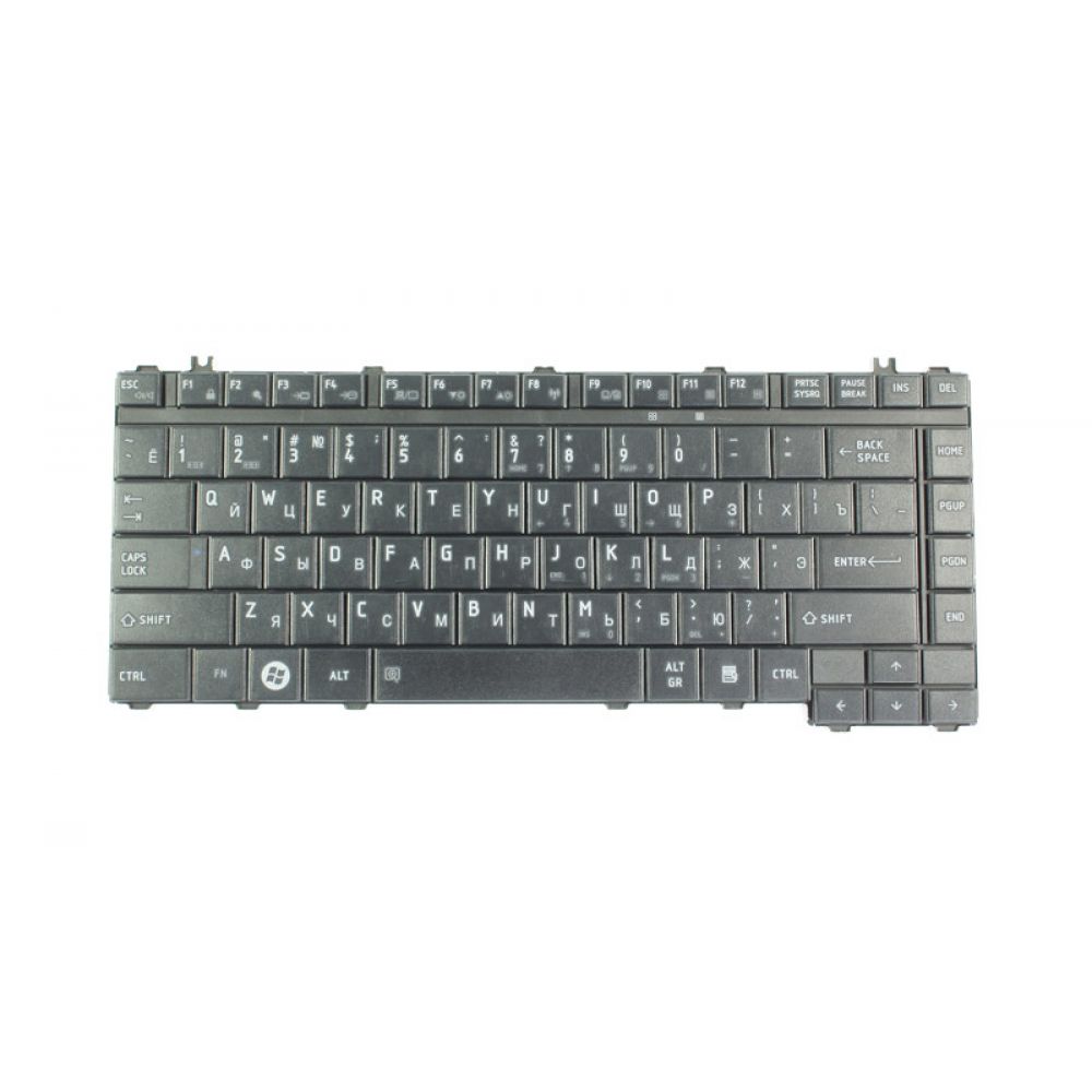 Клавіатура до ноутбука TOSHIBA A200, A205, A300, A350, M200, M300, M305, M500, M505, L300 Ru/Black chiclet